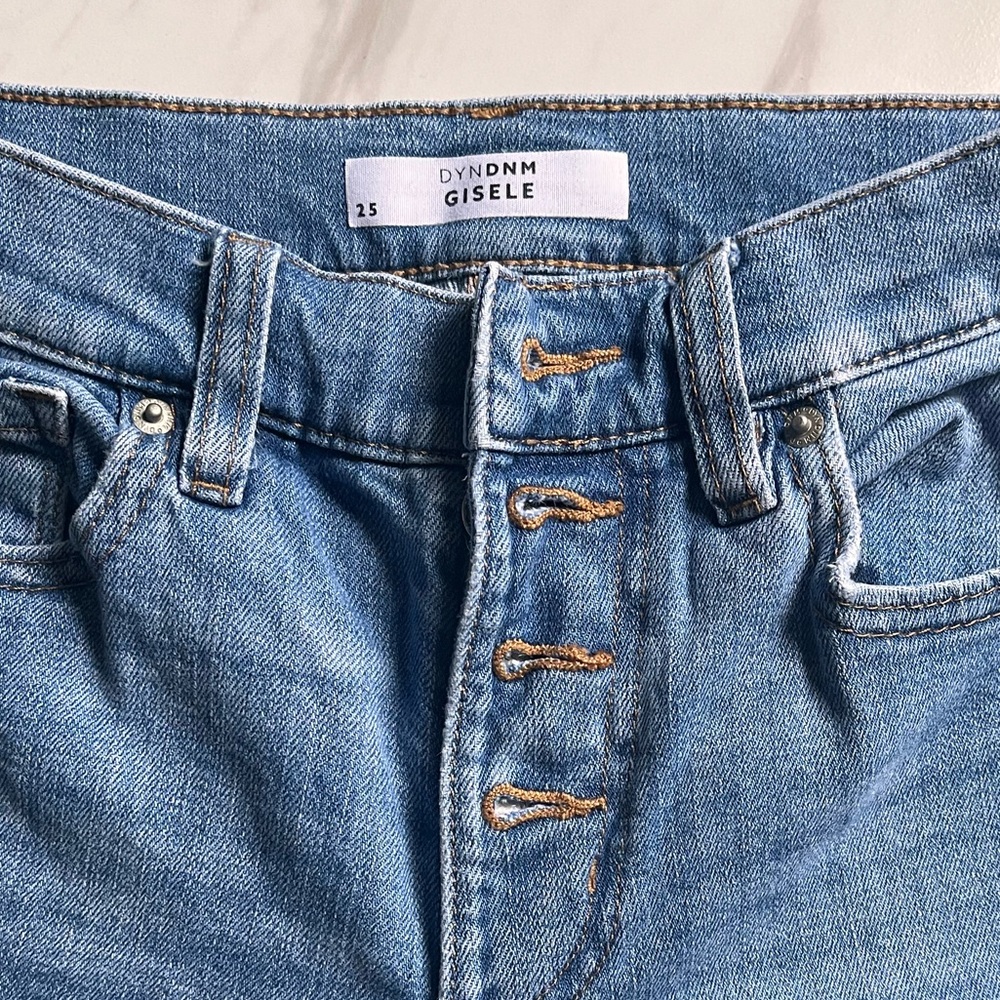 Dynamite Denim - Gisele Straight Leg Button Fly - Size 25